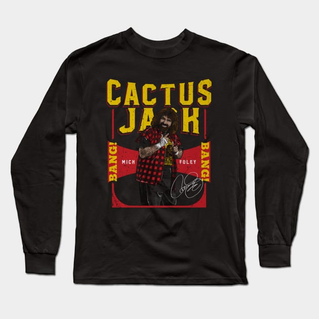 Cactus Jack Bang Bang Long Sleeve T-Shirt by MunMun_Design